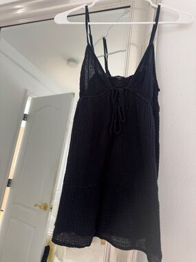 Women’s Black Swim Cover-Up Sundress